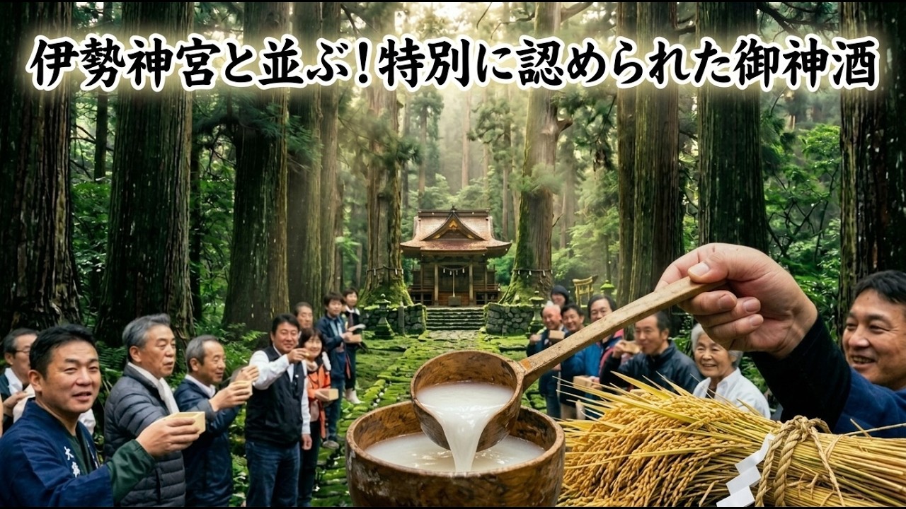 800年続くどぶろく神事※全国で僅か30社のみに許可された!特別神事【三重県熊野市育生町尾川 大森神社】