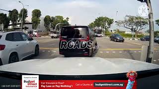 #SNN591X dangerously cut 3 lanes and form up on the pedestrian crossing and yellow box