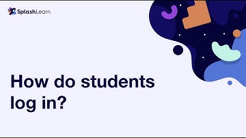 SplashLearn - How Do Students Log In?