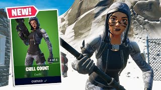 New Chill Count Skin Gameplay In Fortnite Permafrost Set