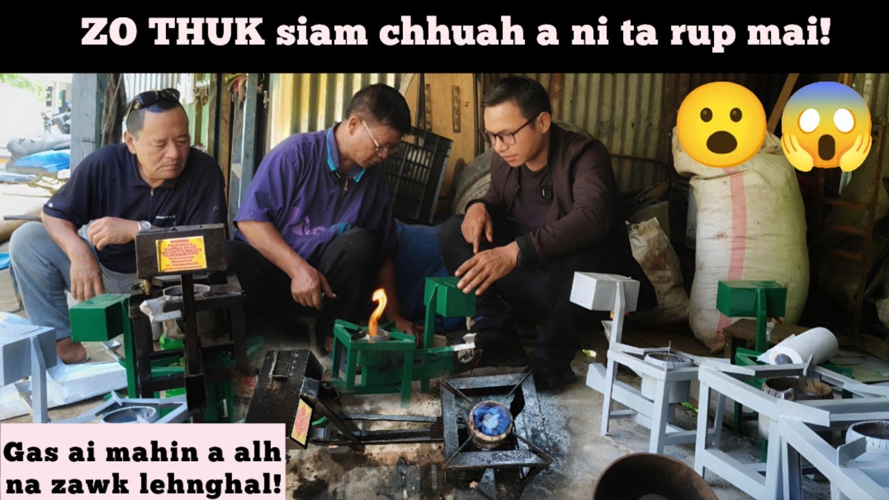 LPG Gas aia ṭha ZO THUK siam chhuah a ni ta! A siam chhuaktu J. Lalremruata biangbiakna| Oilix Gas