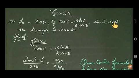 CLASS 11th /MATHS/ UNIT 3 /EXERCISE 3.9 /Q.No.3