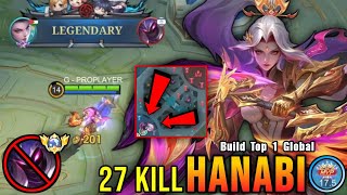 27 Kills!! Legendary Hanabi VS Top Global Helcurt!! - Build Top 1 Global Hanabi ~ MLBB
