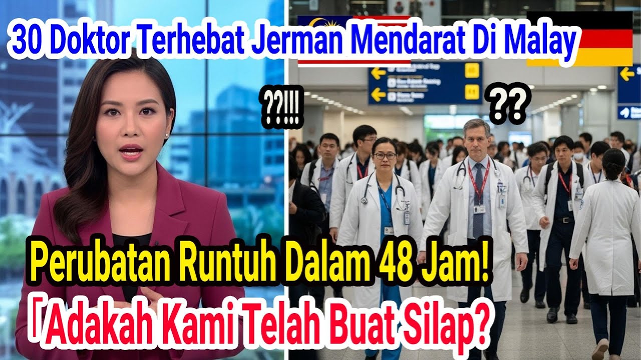 Elit Perubatan Jerman 48 Jam Di Kl: Pengakuan Mereka Menyentuh Hati Dunia! ✈️😭