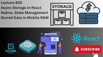 React Native Tutorial  Lecture #35 | Async Storage in React Native | Save Data Locally in Mobile