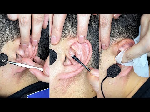가장 시원한 귓바퀴 고막 귀청소 Ear cleaning ASMR #7 | real person no talking