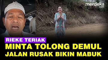 Rieke PDIP Teriak Minta Tolong Singgung Dedi Mulyadi Soal Jalan Rusak Cikidang Bikin Mabuk