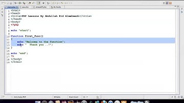 الدرس السابع والأربعون   الدوال Functions