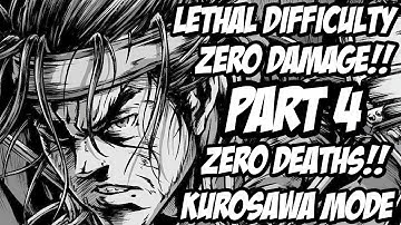 GHOST OF TSUSHIMA Lethal Difficulty Walkthrough Part 4 | KUROSAWA Mode | Zero Deaths, Zero Damage