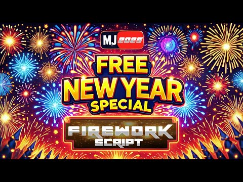 [FREE] Firework Script for FiveM | Happy New Year Special | MJ DEVELOPMENT