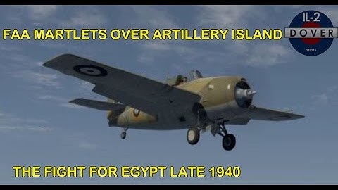 Artillery Island Attack North Africa IL-2 Cliffs of Dover Desert Wings 4K UHD