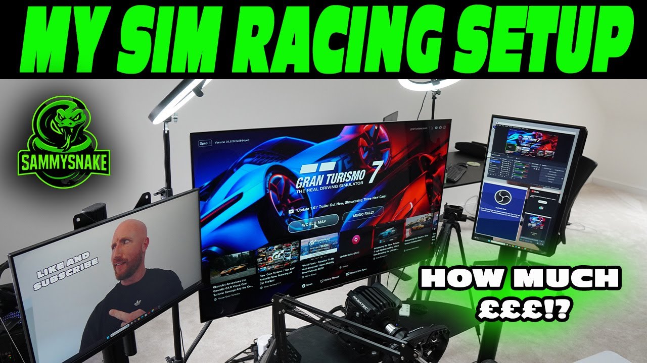 My Full Sim Racing & Streaming Setup | How Much Did It Cost? - YouTube