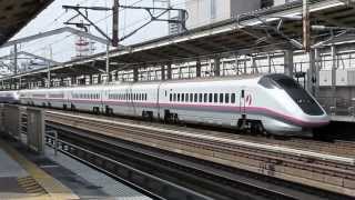 郡山駅を発車するE2系(J編成)+E3系やまびこ号(2013/4/9)