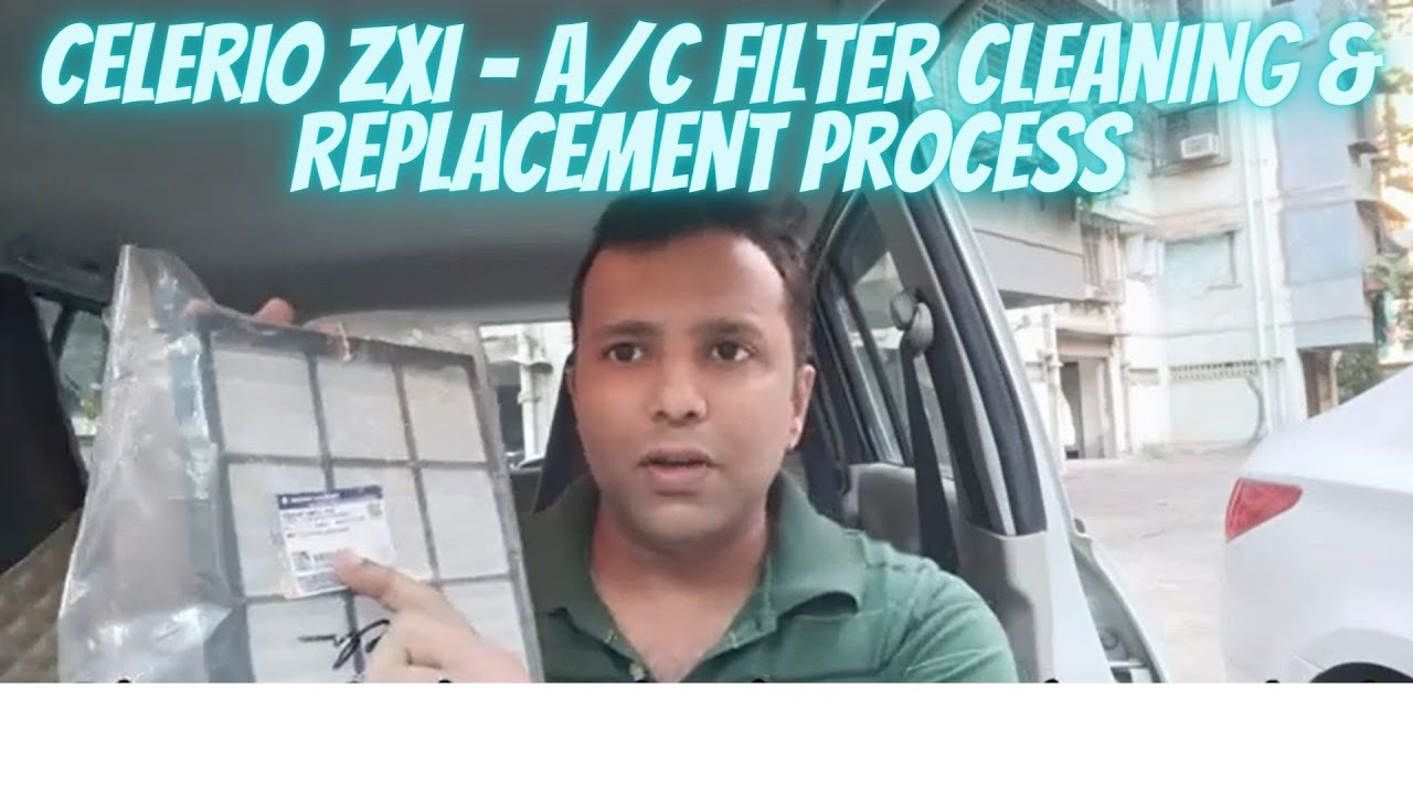 How to clean / replace AC filter in Maruti Suzuki Celerio ZXI (O). All