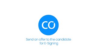 Offer Letters #4 - How to send an offer to the candidate for e-signing