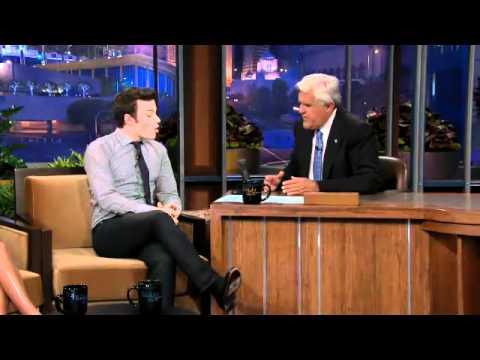 Chris Colfer & Kristin Chenoweth on Jay Leno show ...