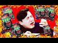 (🇰🇷Sub) (Mukbang) Япон хамгийн халуун ногоотой гоймон. (일본 매운 라면 1위.) 도전 먹방 챌린지