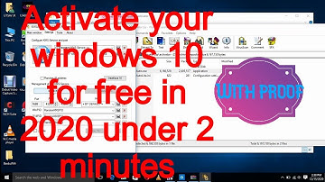 How to activate windows 10 for free in 2020 | Activate your windows 10  | Activation under 2 minutes
