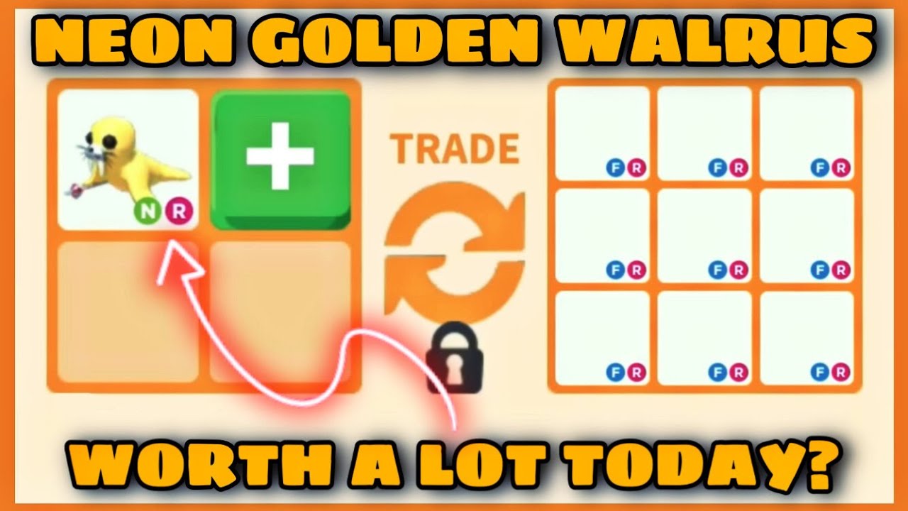 CAN’T BELIEVE I GOT THIS TRADE FOR MY NEON GOLDEN WALRUS!!😱😱 ARE THEY