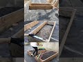 【素人DIY】憧れの家庭菜園。2×4材でレイズドベッド作り＃shorts#diy