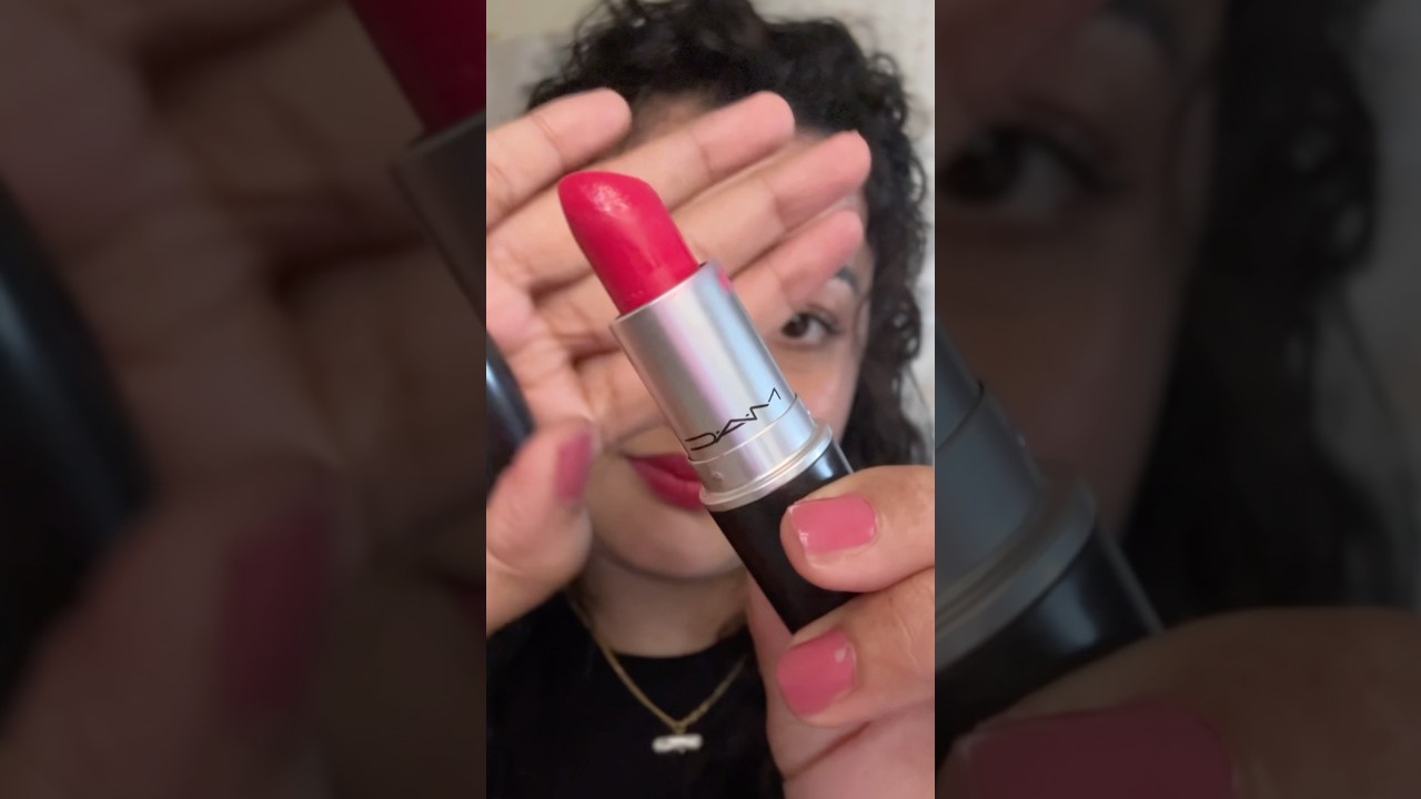 MAC All Fired Up Swatch 💋 The Perfect Matte Fuchsia! 