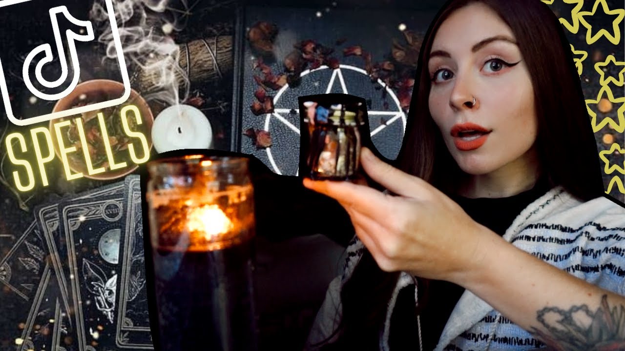 Casting Spells I Found on TikTok *witchtok* (again)