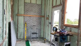INSTALL FAUX BRICK WALL PANEL ALONE DIY TINY HOUSE ON WHEELS BY VGW ONE DESIGNS MENARDS FIND