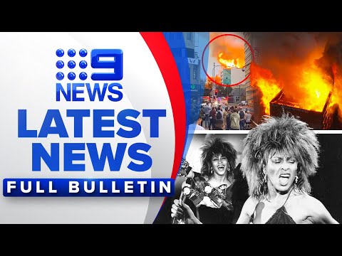 Fire destroys sydney cbd building, global superstar tina turner dies aged 83 | 9 news australia