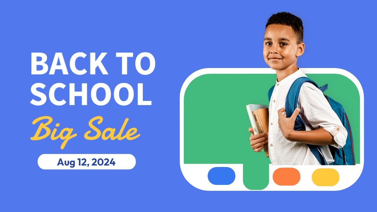 Free Back to School Special Offer Video Template (Customizable) - FlexClip