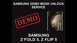 Demo Mode Unlock Service, Samsung Z Fold 5, Z Flip 5 screenshot 3