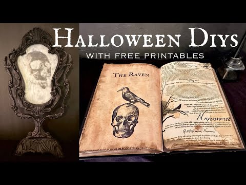 Video: Halloween DIYs Using Thrifted Items | Spooky Halloween Decor
