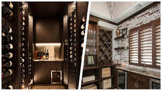 75 Travertine Floor And Multicolored Floor Wine Cellar Design Ideas You'll Love 🔴