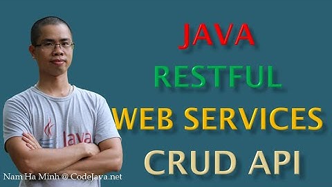 Java RESTful Web Services CRUD API Examples with Jersey and Tomcat