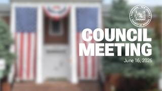 Fair Lawn Council Meeting, June 16, 2026
