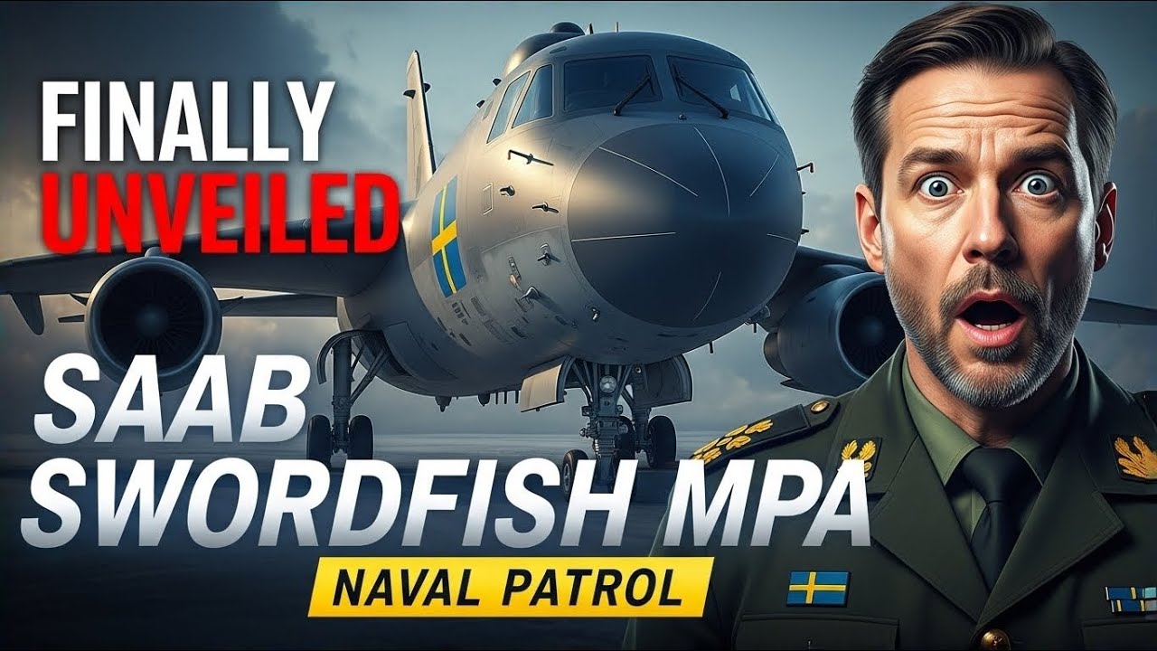 FINALLY UNVEILED! Saab Swordfish MPA – Sweden’s Most Advanced Naval Patrol Aircraft
