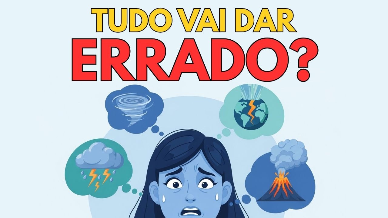 Por que sua mente cria cenários CATASTRÓFICOS quando tudo vai bem?