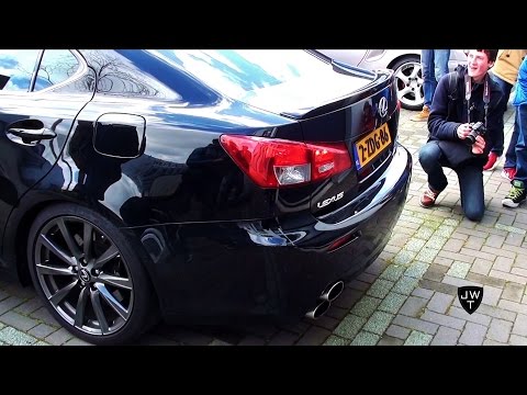 2013 Lexus IS-F Revving & Accelerations! Exhaust SOUNDS!