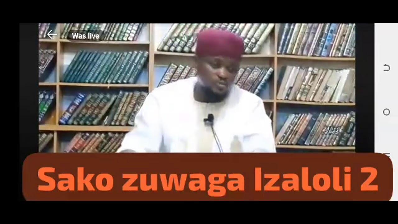 sako-zuwaga-malaman-izalah-youtube