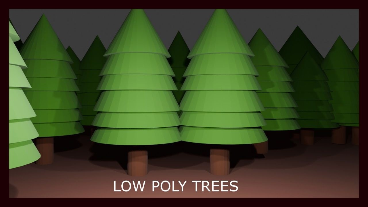 Create a low poly tree in Blender | beginner - YouTube