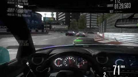 NFS Shift Demo: London Race Track Gameplay