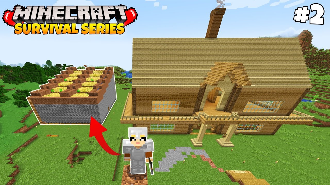 I Build Every Farms in Minecraft Survival Series Ep 2 in Hindi - YouTube