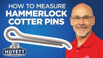 How to Measure Hammerlock Cotter Pins - Huyett.com