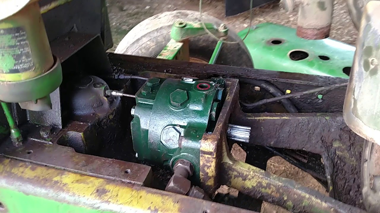 4430 got a new hydraulic pump - YouTube