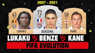 Benzema VS Lukaku VS Kane FIFA EVOLUTION! 😱🔥 FIFA 07 - FIFA 21