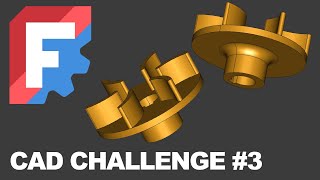 FreeCAD - Bladed turbine - Challenge Speedrun (TIER 3)