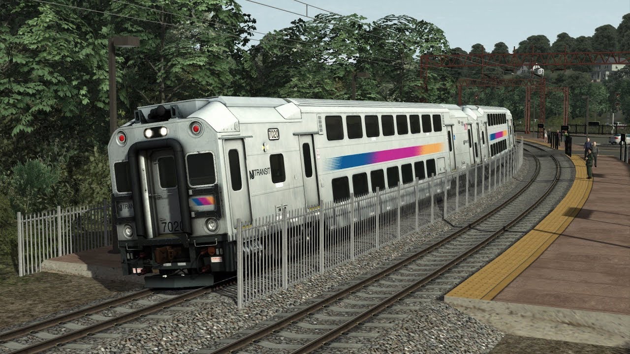 TS20 Operating NJ Transit Morristown Line Train 6616 DoverNew York