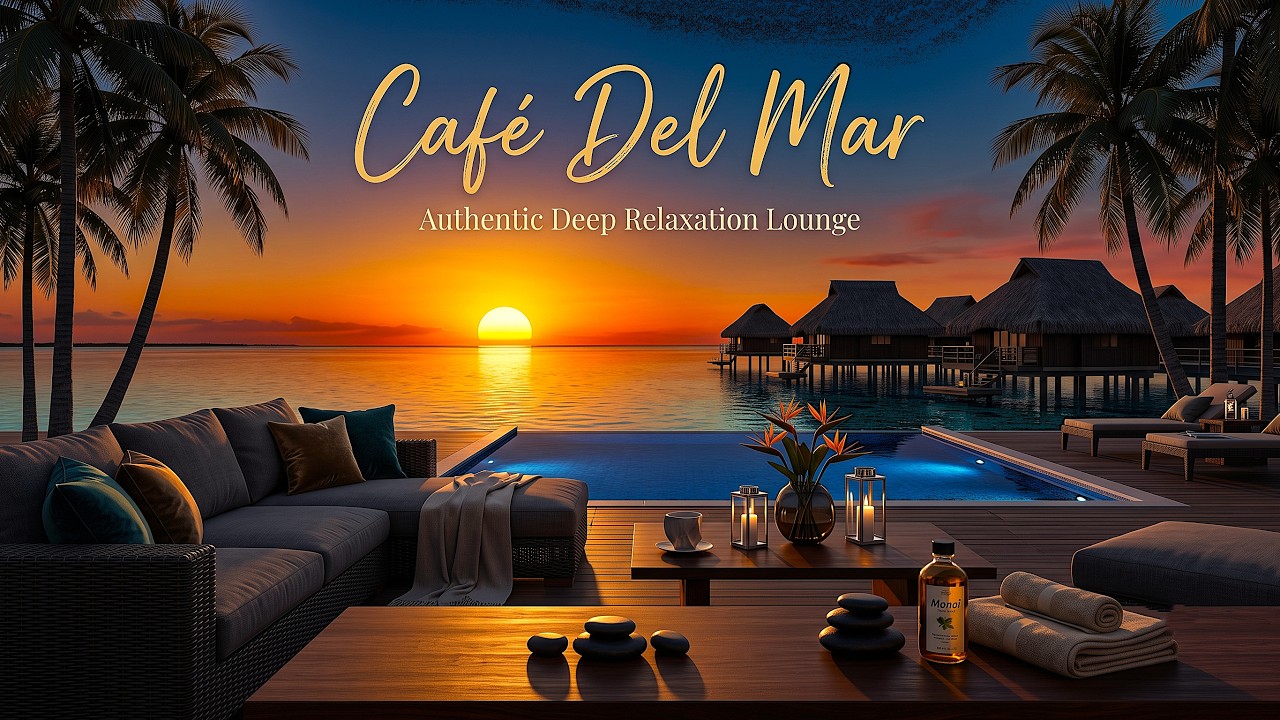 LIVE Café Del Mar Ibiza: Sunset & Luxury Chillout Lounge Music for Authentic Deep Relaxation Lounge
