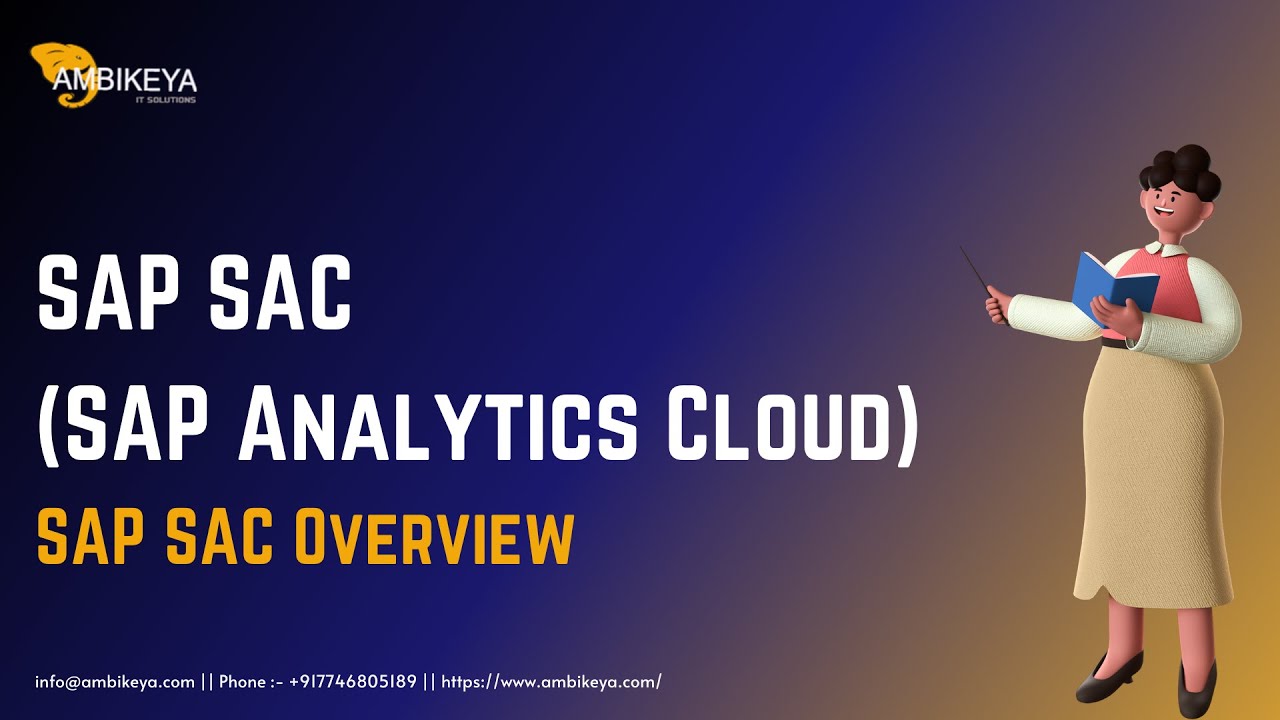 Introduction to SAP Analytics Cloud: SAP Analytics Cloud || SAP SAC ...