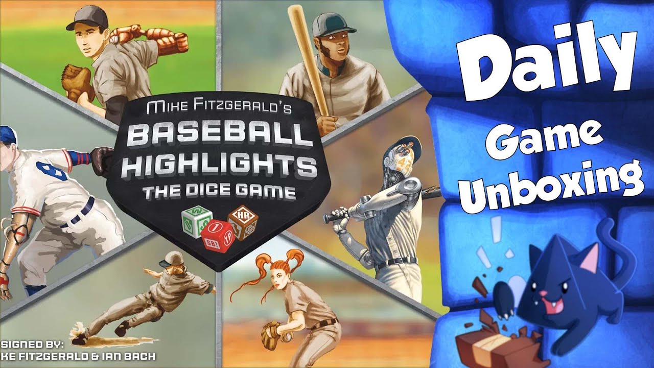 Baseball Highlights: The Dice Game - Daily Game Unboxing