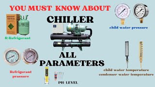 chiller All parameters Details|child water temperature ,pressure,PH level|HVAC|chiller